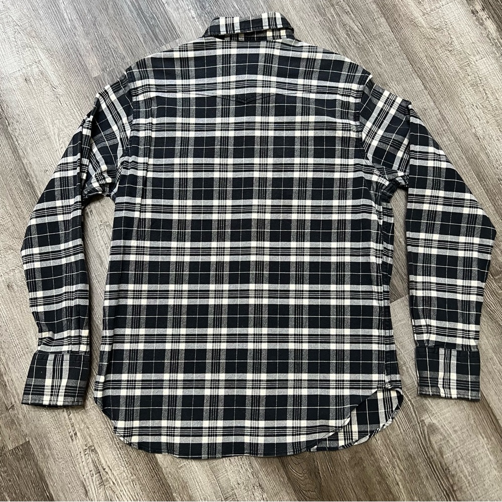 Vintage Polo Sport Purple Snap Button Flannel - Picture 2 of 7